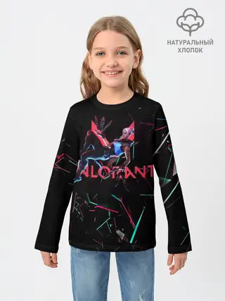 Детский лонгслив / Jett | Valorant