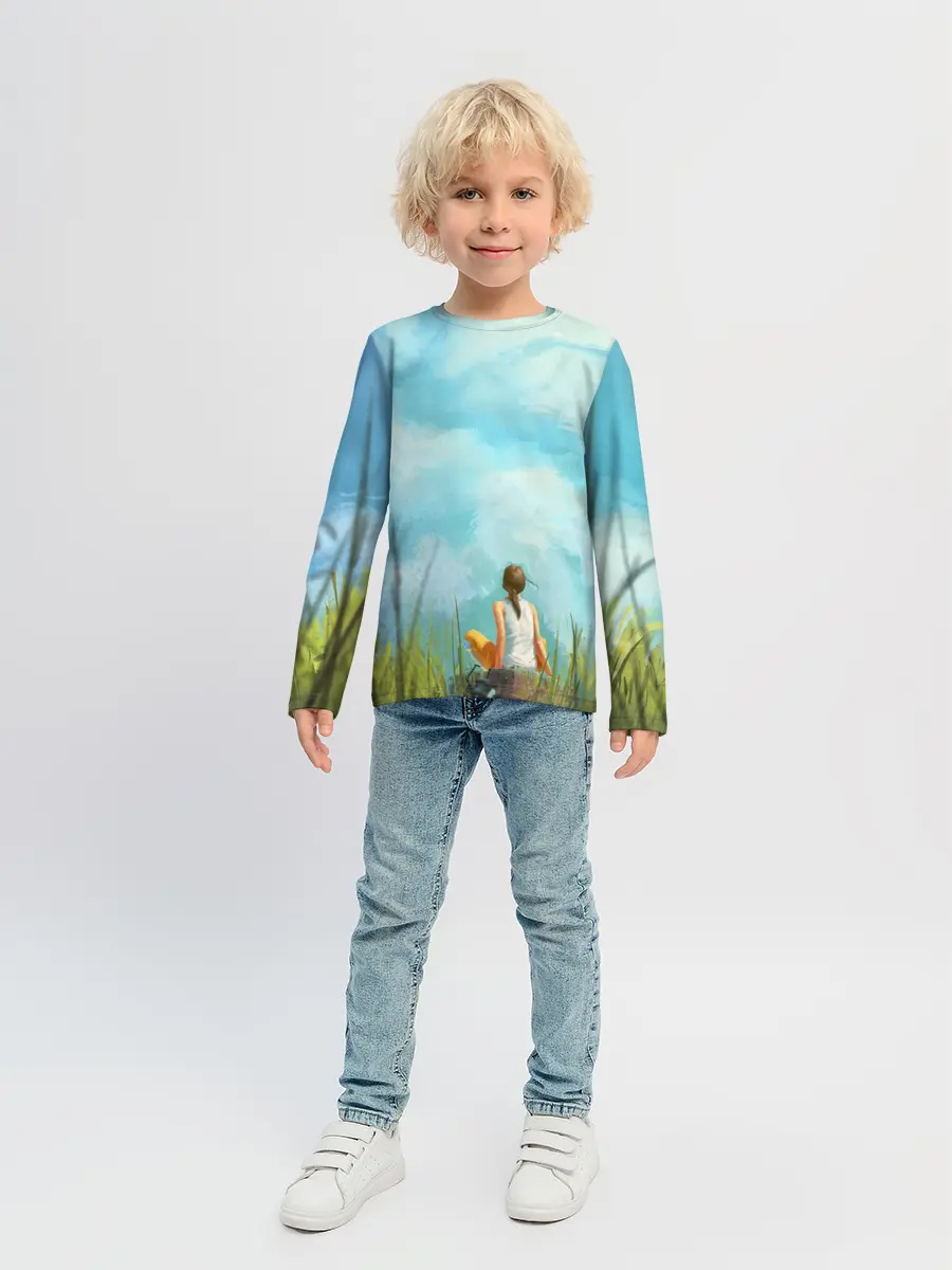 Детский лонгслив / Cloud ART