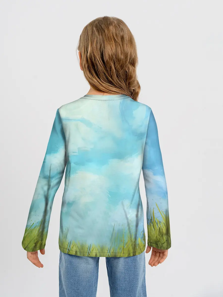 Детский лонгслив / Cloud ART