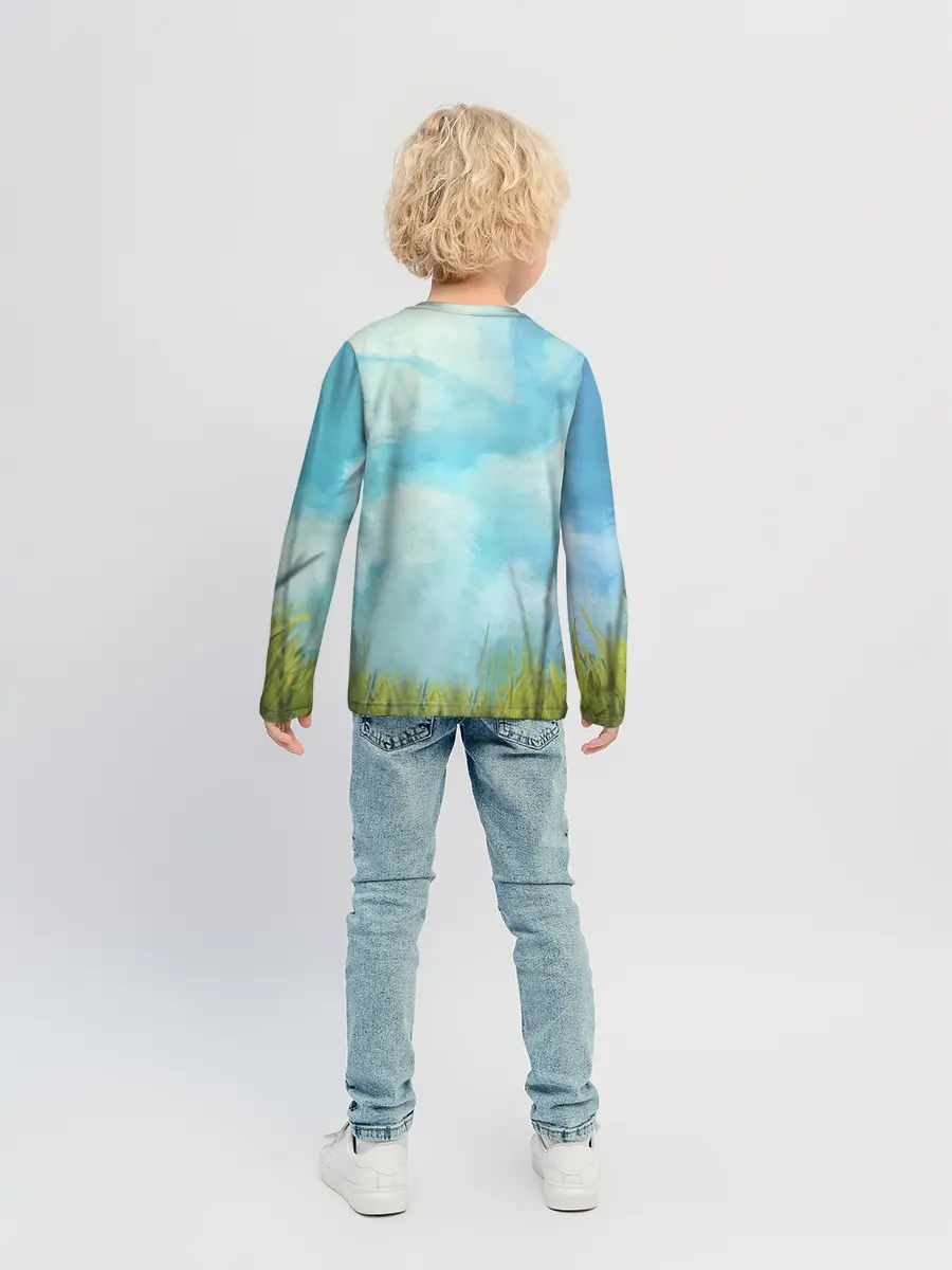 Детский лонгслив / Cloud ART