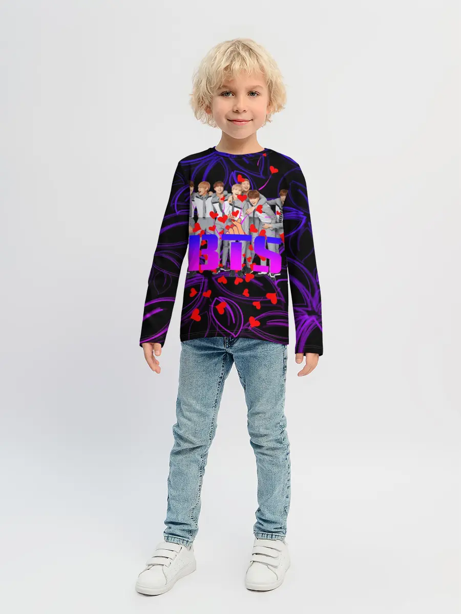 Детский лонгслив / BTS | Бойбенд