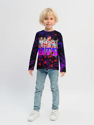 Детский лонгслив / BTS | Бойбенд