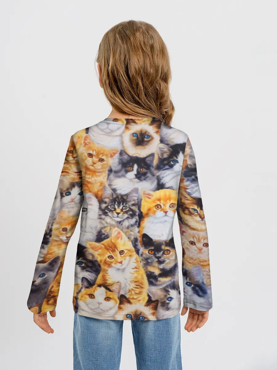 Детский лонгслив / КОТЯТКИ