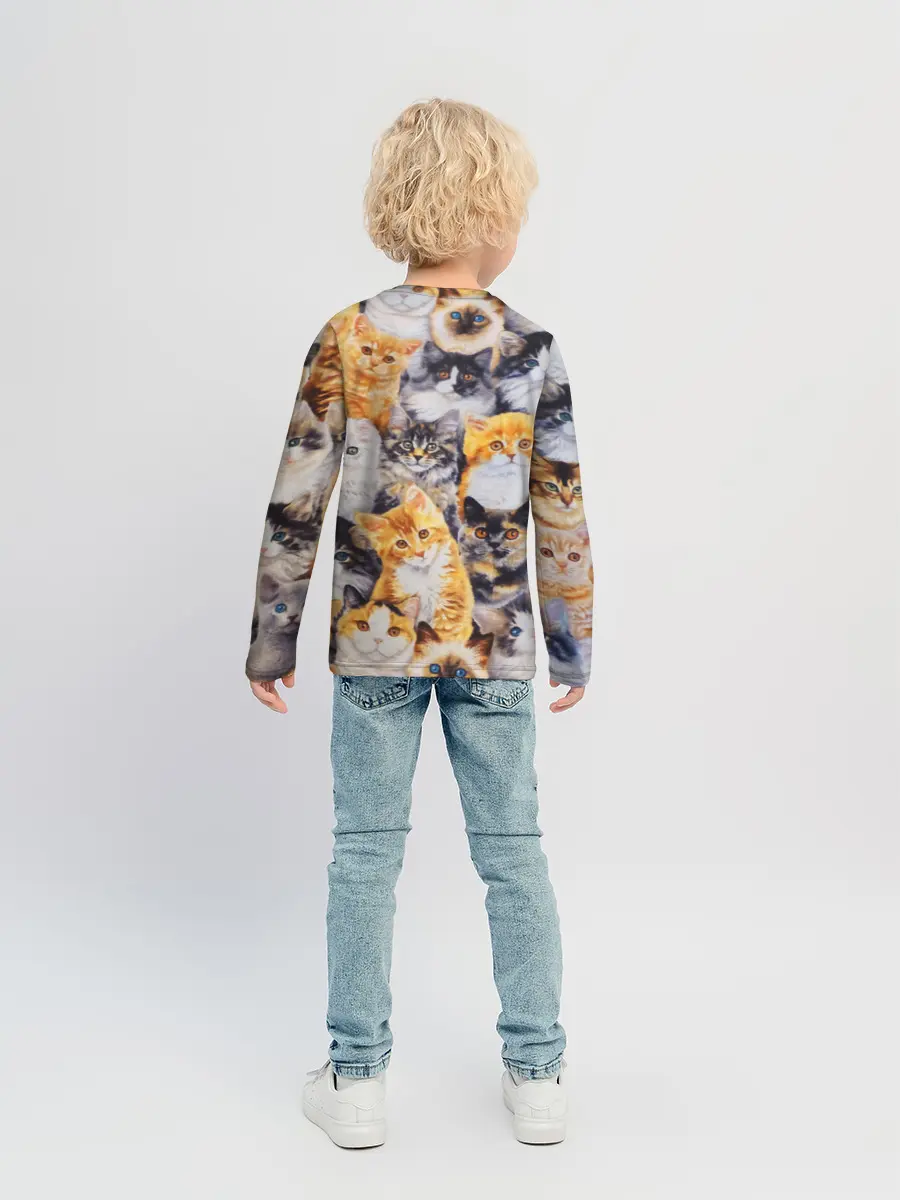 Детский лонгслив / КОТЯТКИ