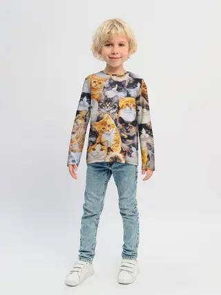 Детский лонгслив / КОТЯТКИ