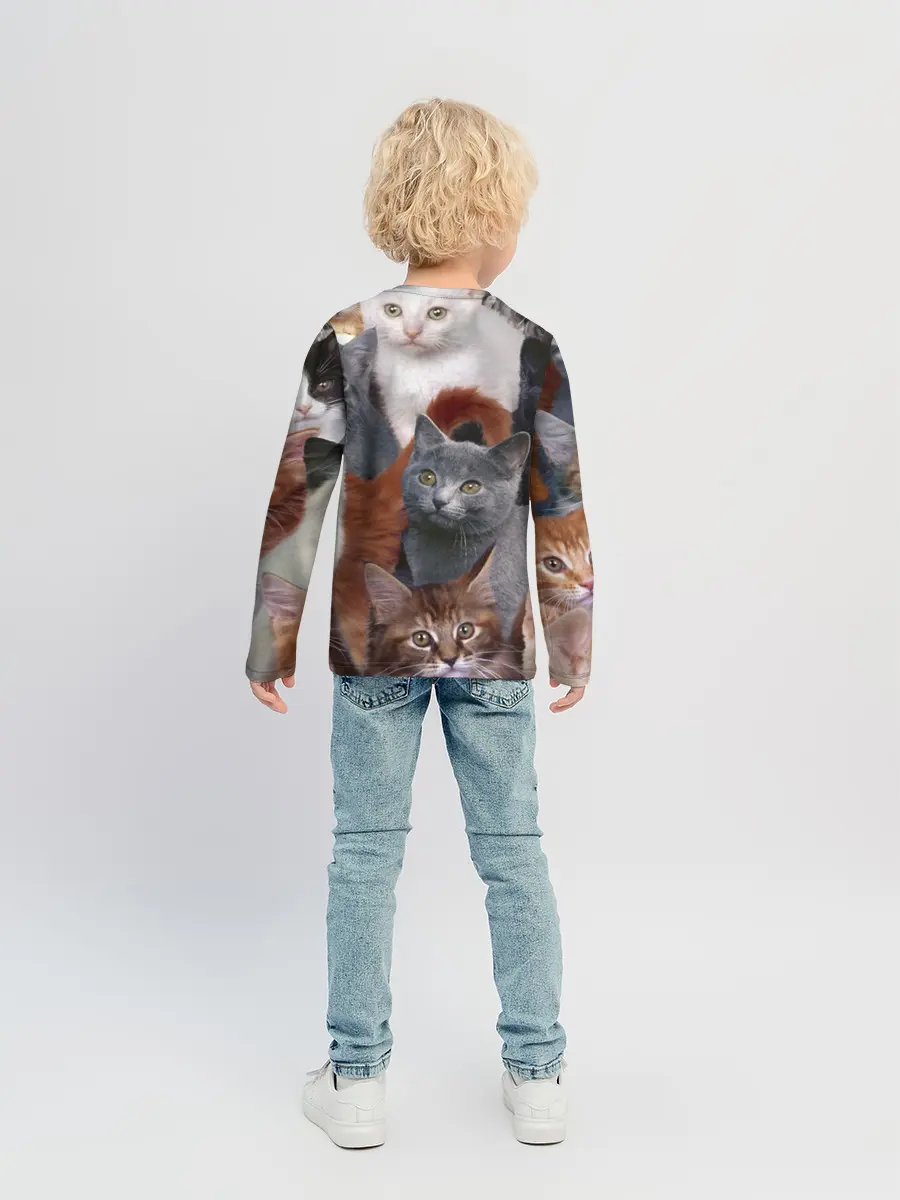 Детский лонгслив / КОТЯТКИ