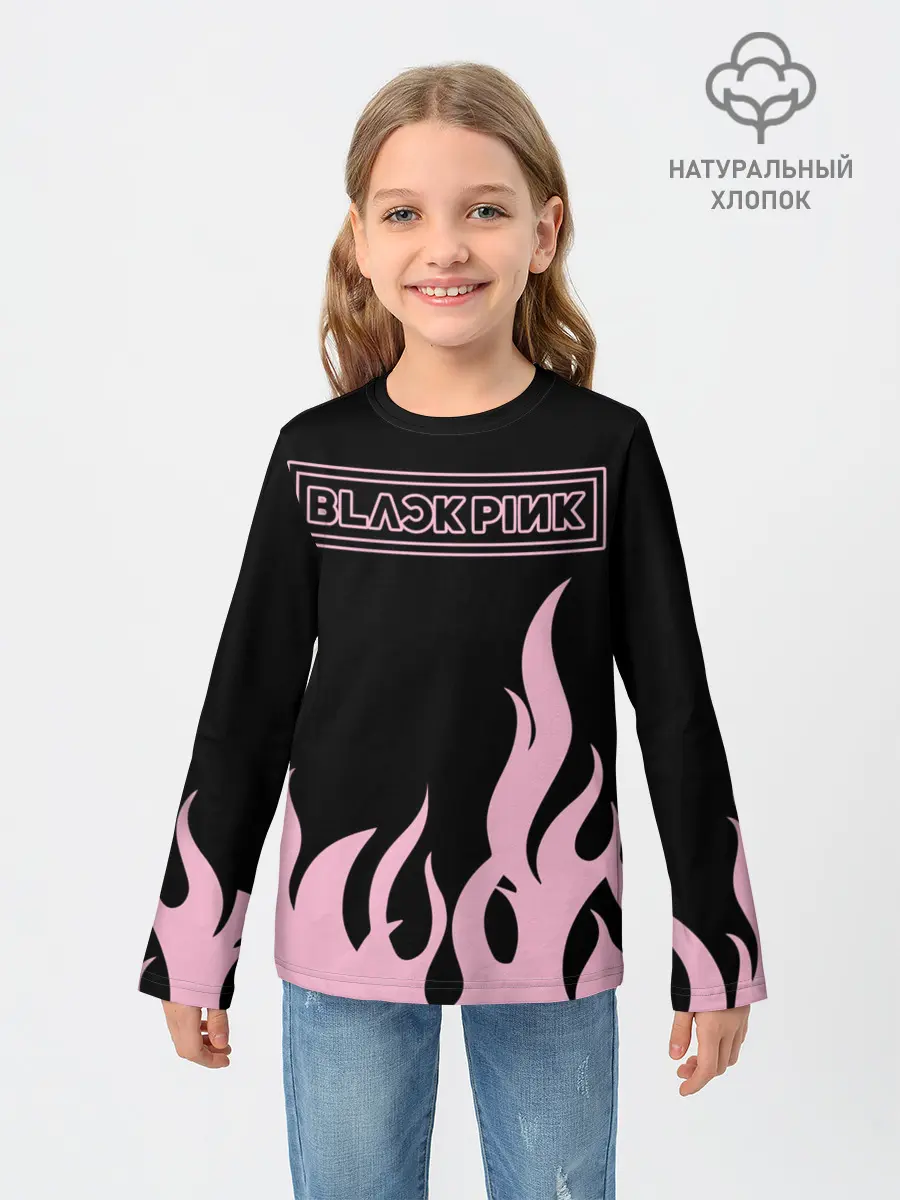 Детский лонгслив / BlackPink