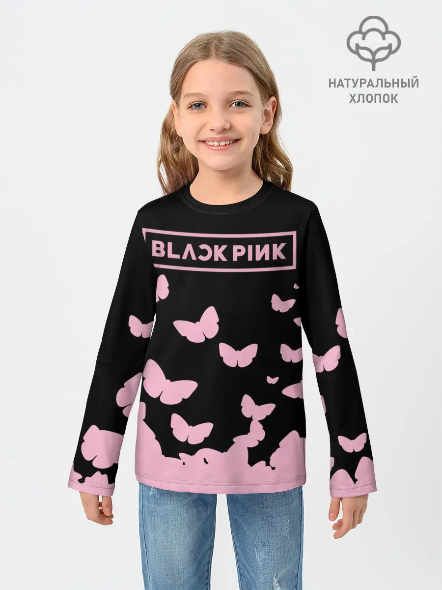Детский лонгслив / BlackPink