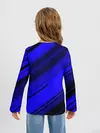 Детский лонгслив / Blue and Black