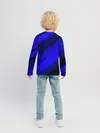 Детский лонгслив / Blue and Black
