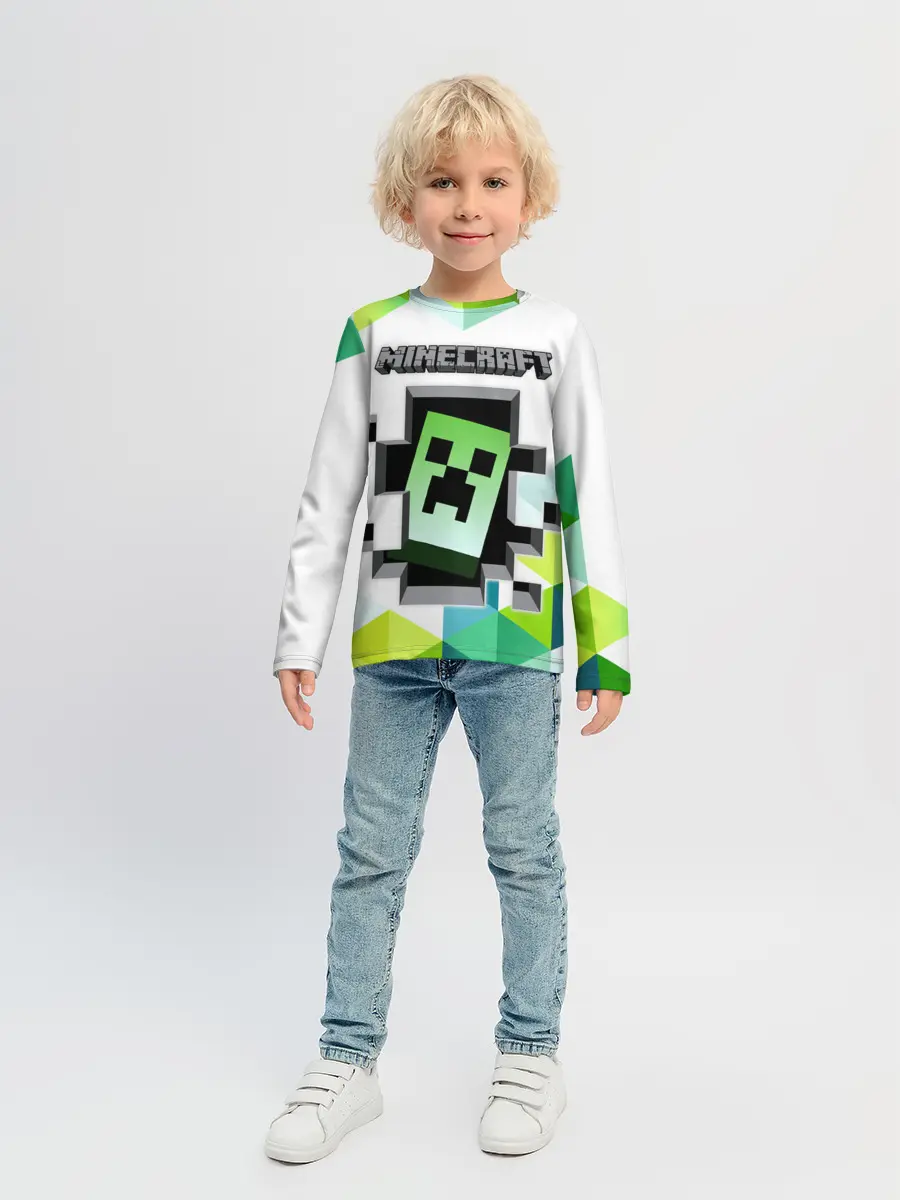 Детский лонгслив / Minecraft