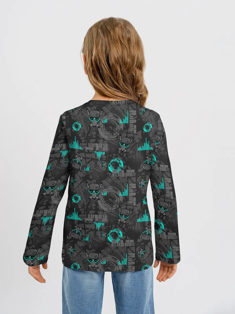 Детский лонгслив / Cyber