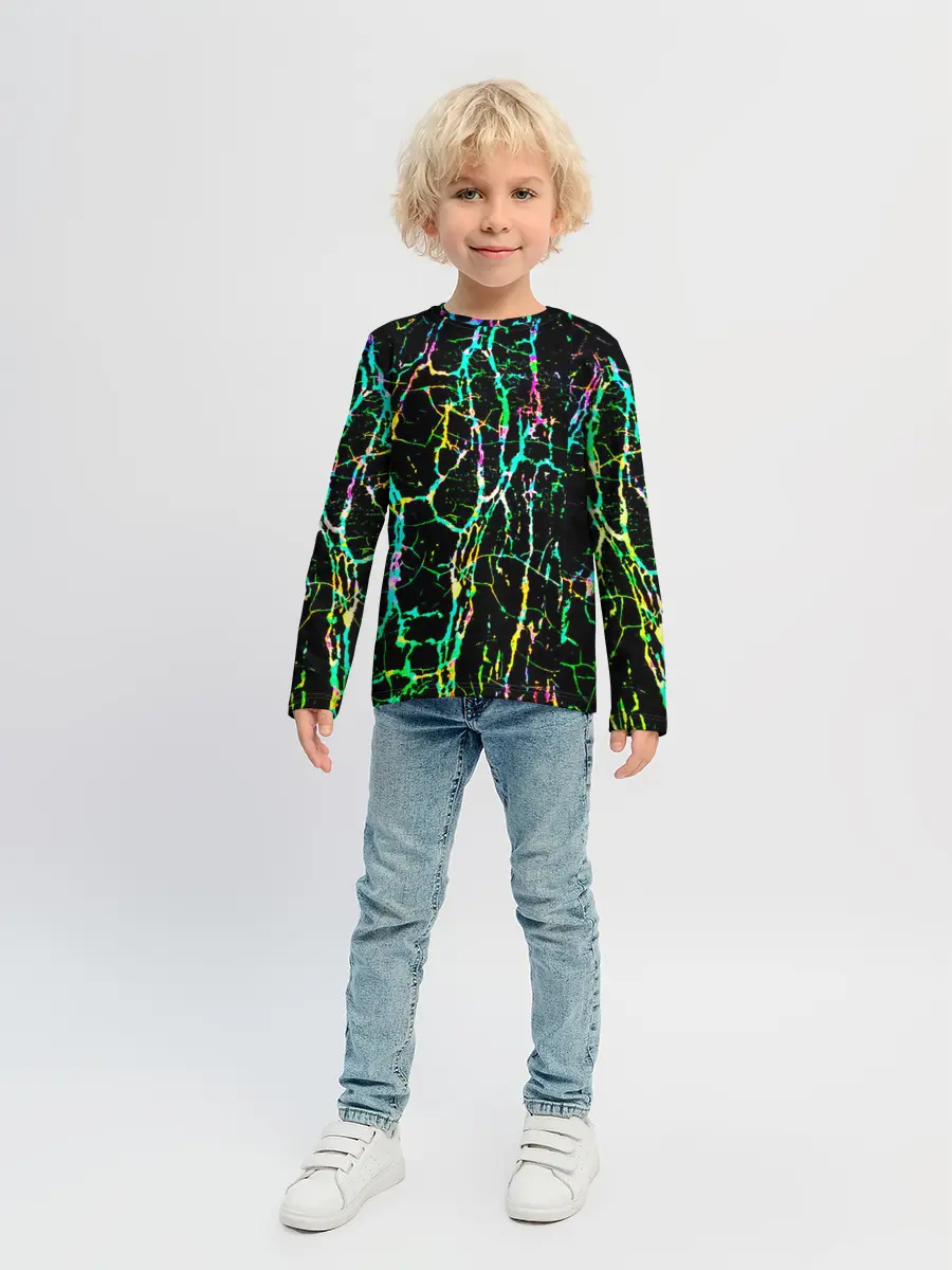 Детский лонгслив / Текстура