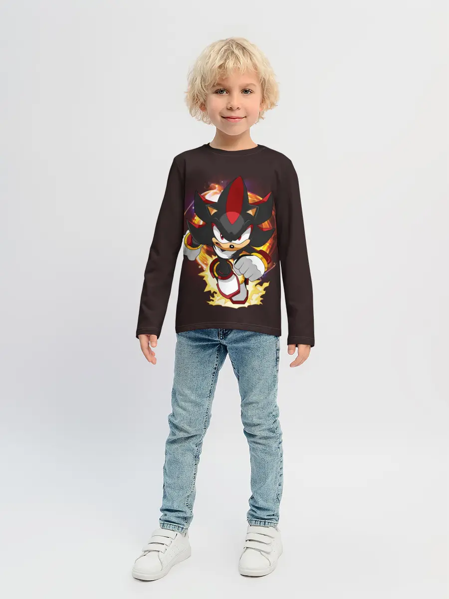Детский лонгслив / Sonic. Шедоу