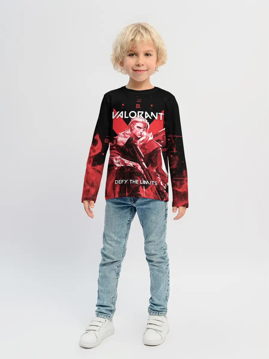 Детский лонгслив / VALORANT SOVA