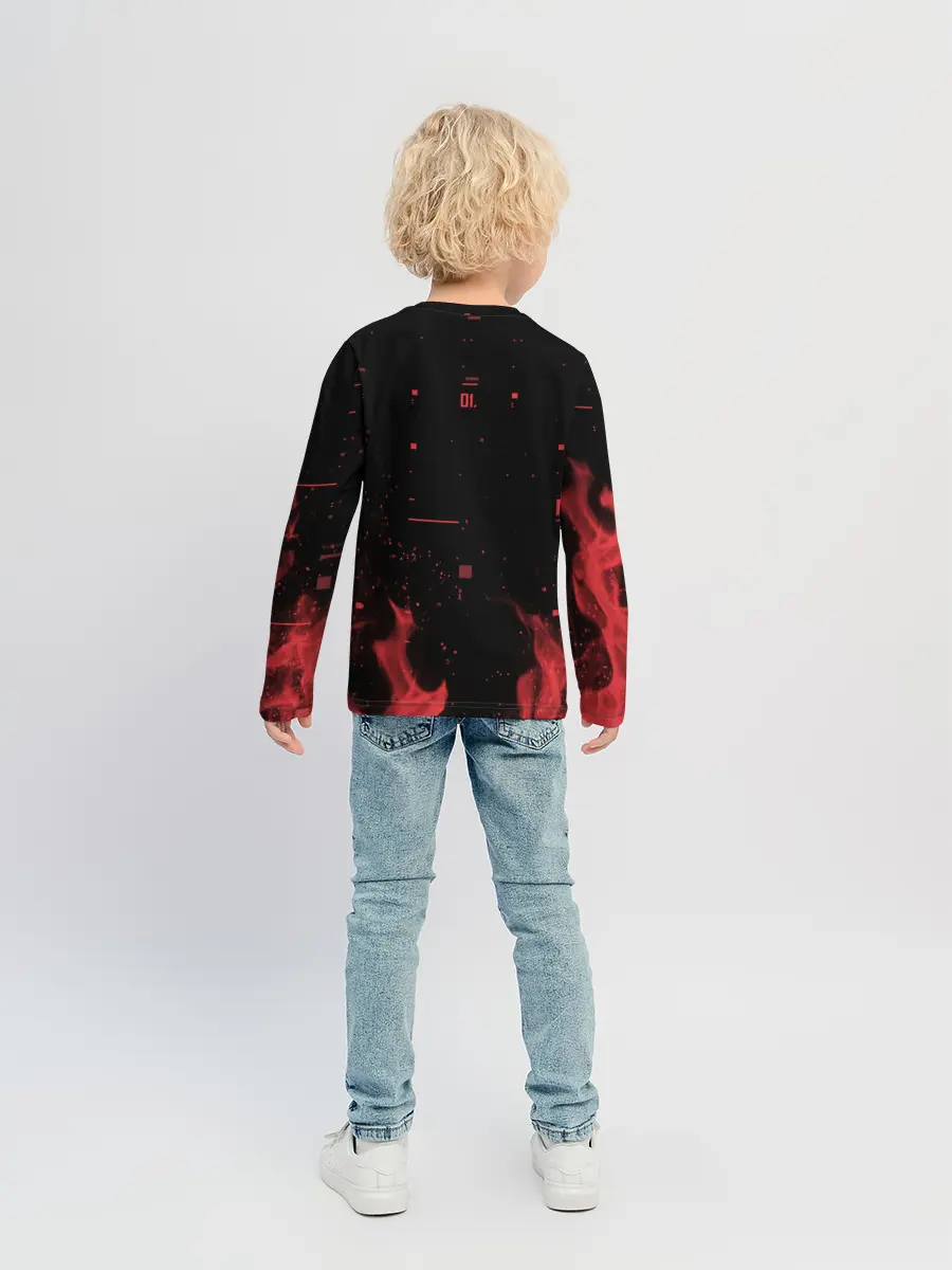 Детский лонгслив / VALORANT SOVA