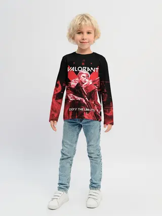Детский лонгслив / VALORANT SOVA