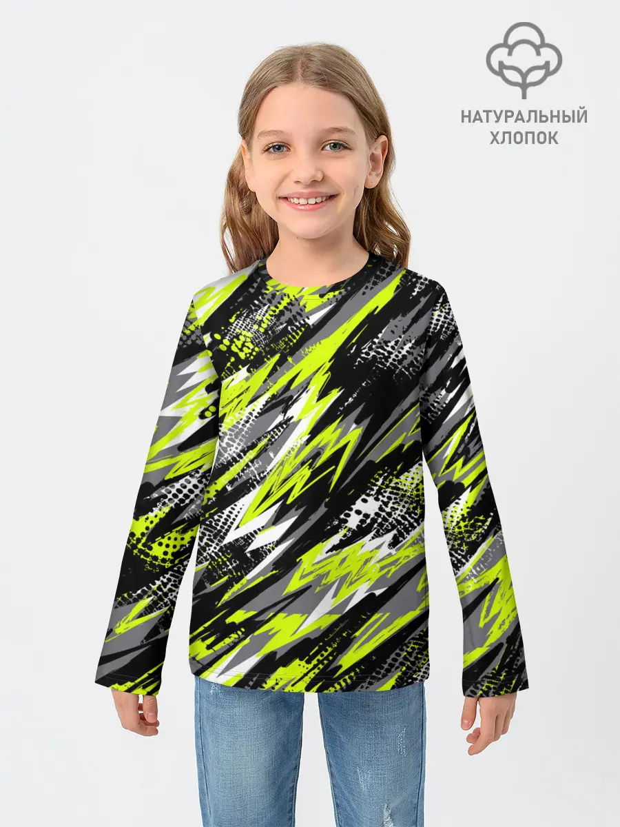 Детский лонгслив / Спортивный стиль