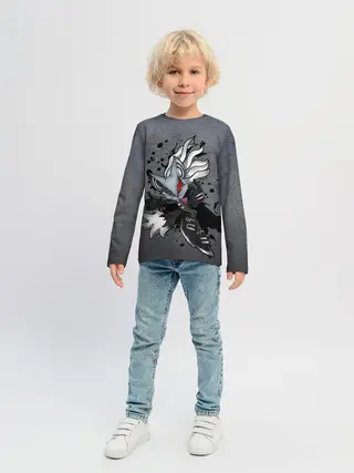 Детский лонгслив / Cat Sonic