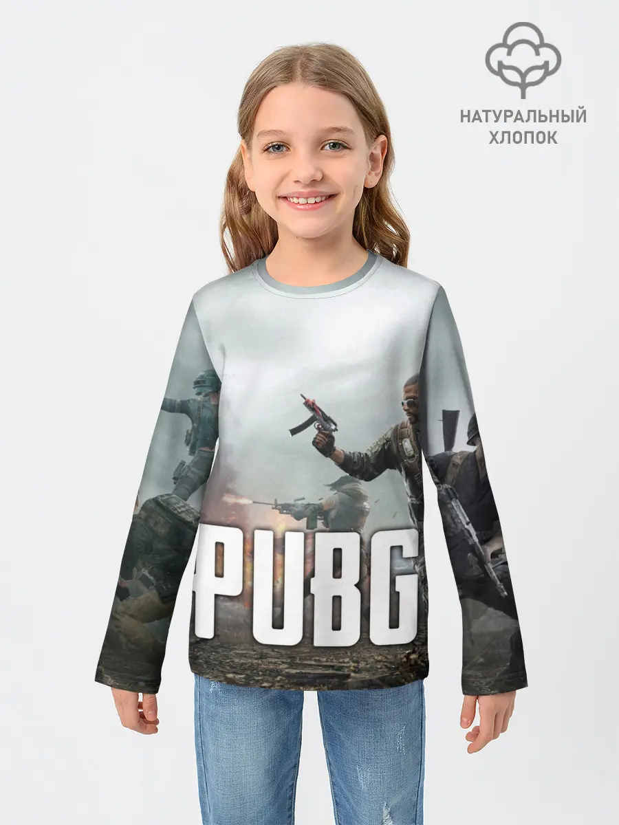 Детский лонгслив / Pubg
