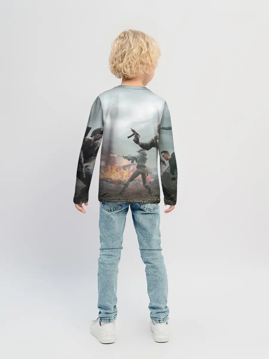 Детский лонгслив / Pubg