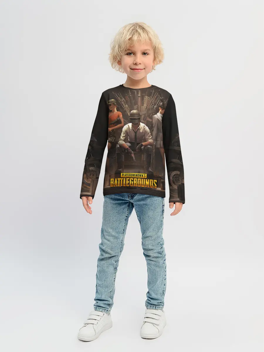 Детский лонгслив / Pubg