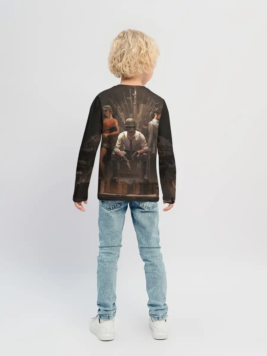 Детский лонгслив / Pubg