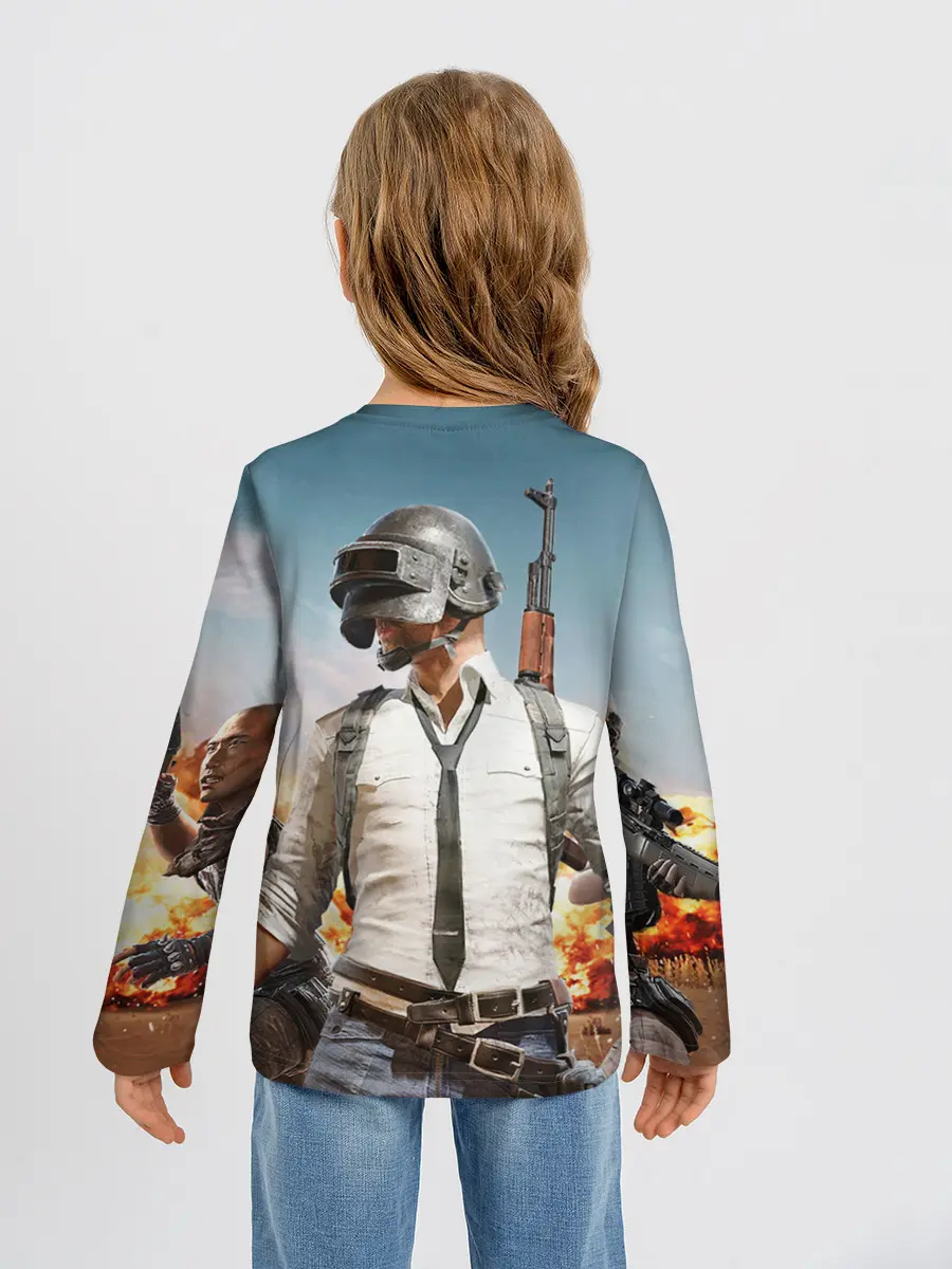 Детский лонгслив / PUBG