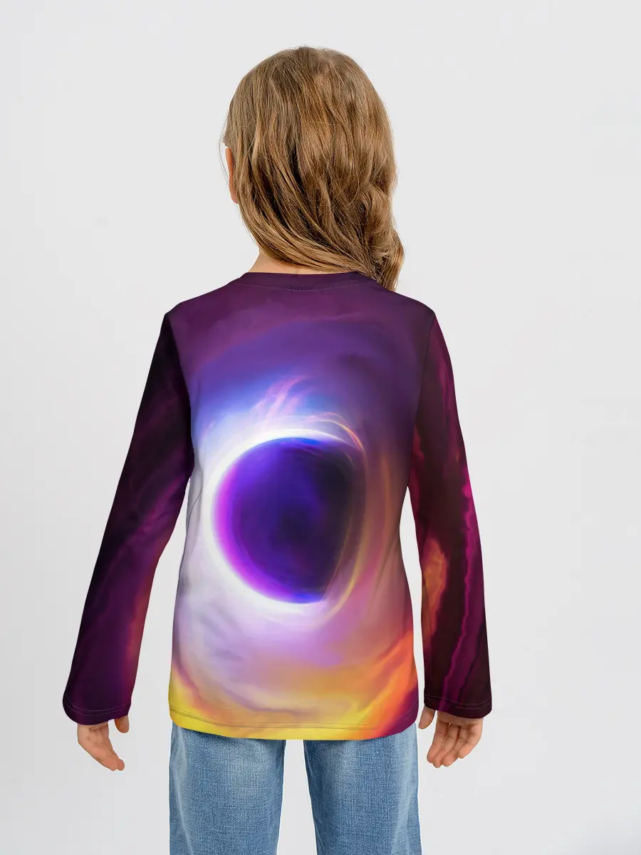 Детский лонгслив / ЧЁРНАЯ ДЫРА
