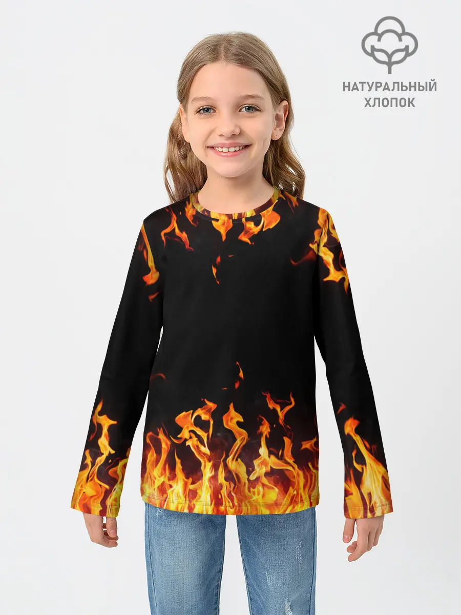 Детский лонгслив / FIRE | ОГОНЬ