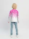 Детский лонгслив / Паттерн розовый джоджо