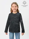 Детский лонгслив / Черная Бумага