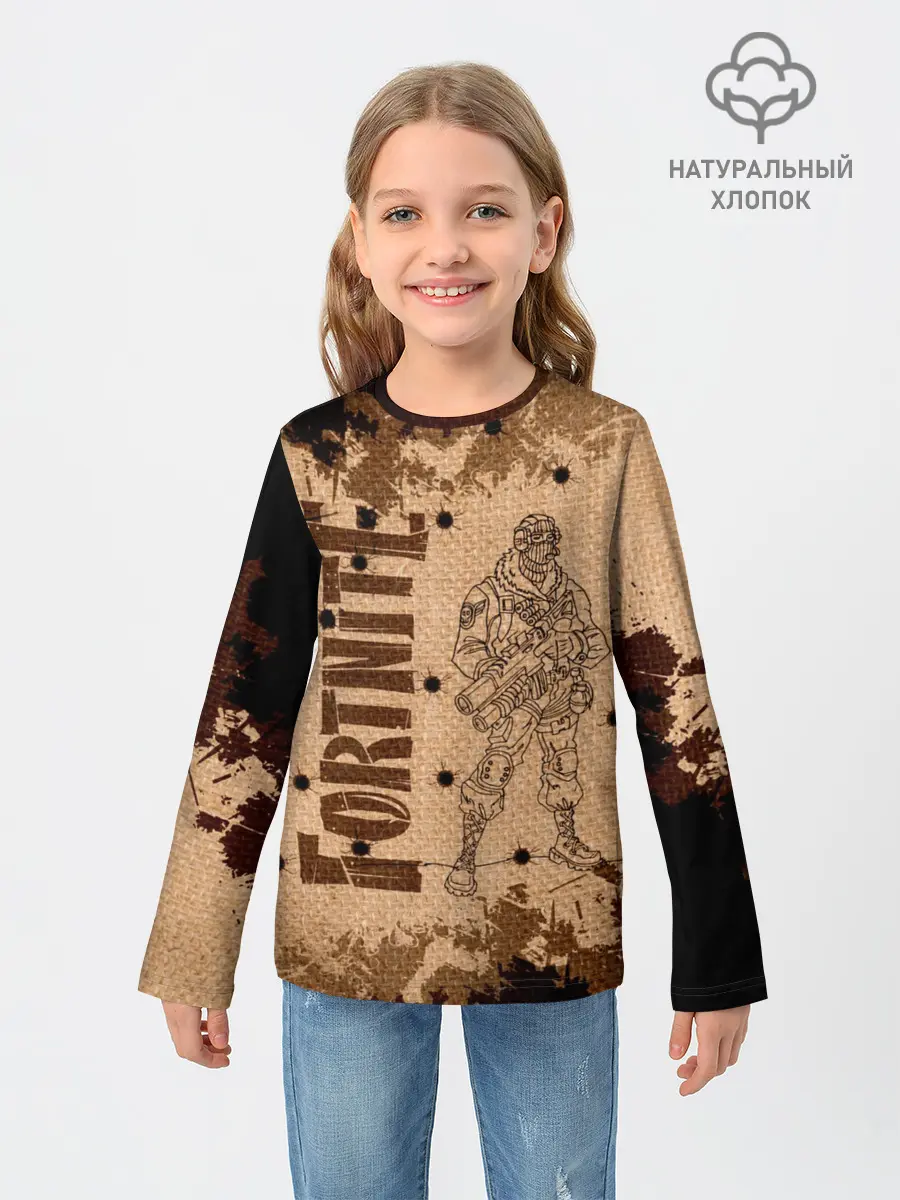 Детский лонгслив / Fortnite