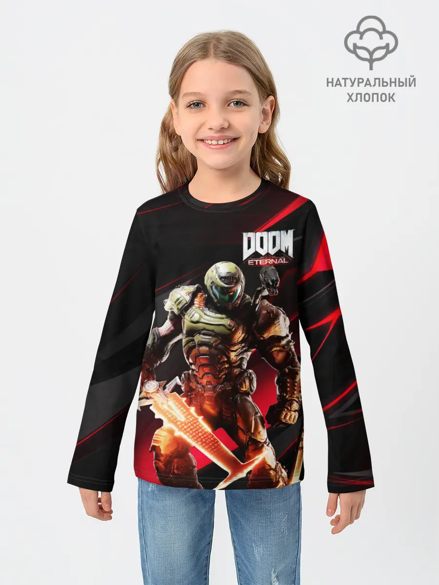 Детский лонгслив / Doom | Eternal