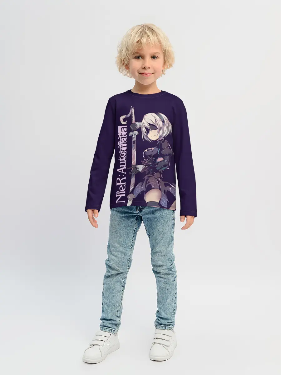 Детский лонгслив / Nier Automata