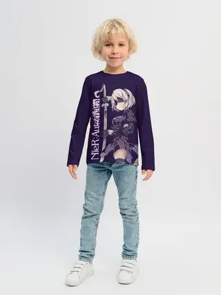 Детский лонгслив / Nier Automata