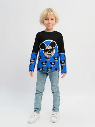 Детский лонгслив / Disney.Микки Маус