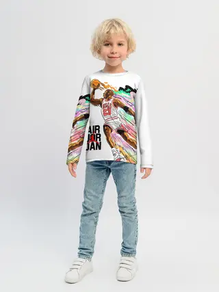 Детский лонгслив / МАЙКЛ ДЖОРДАН