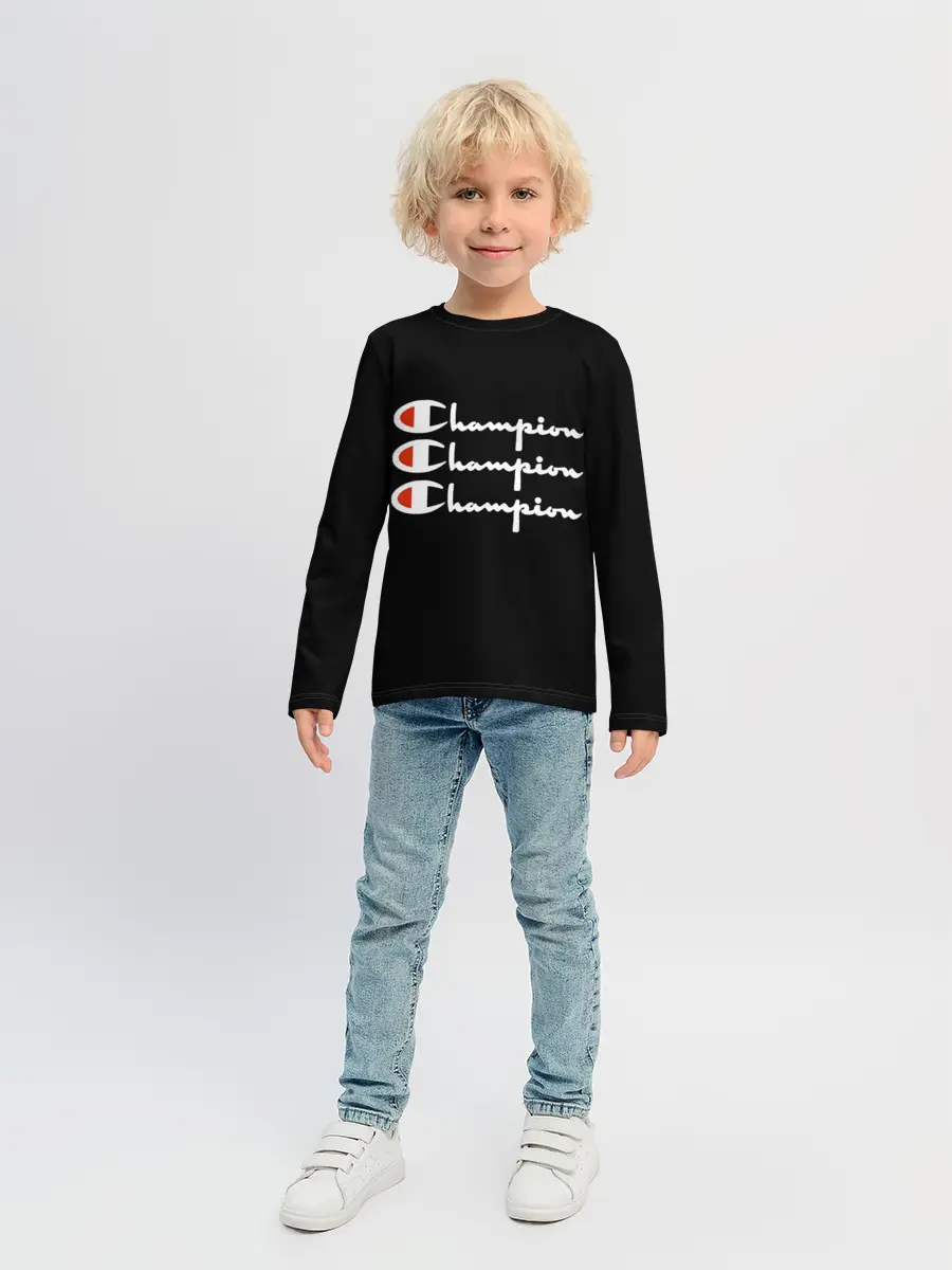 Детский лонгслив / Champion X3