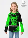 Детский лонгслив / MINECRAFT CREEPER CAT