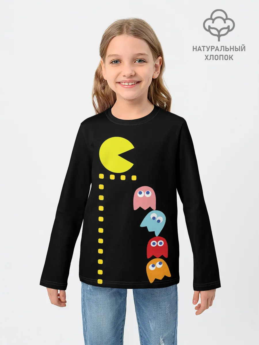 Детский лонгслив / Pac-man