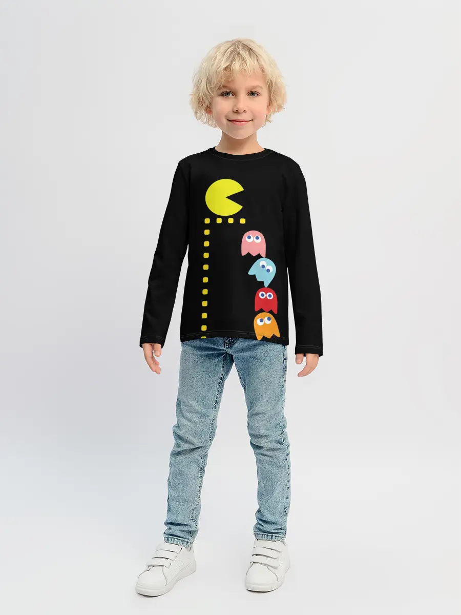 Детский лонгслив / Pac-man