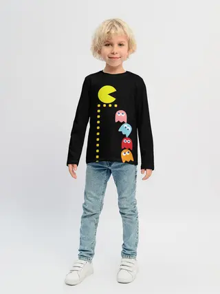 Детский лонгслив / Pac-man