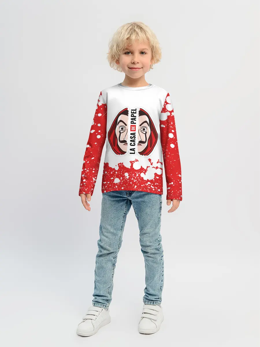 Детский лонгслив / Бумажный дом | La Casa de Papel