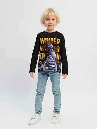 Детский лонгслив / PUBG | Winner Chicken