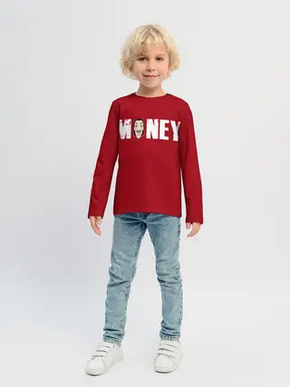 Детский лонгслив / Бумажный Дом