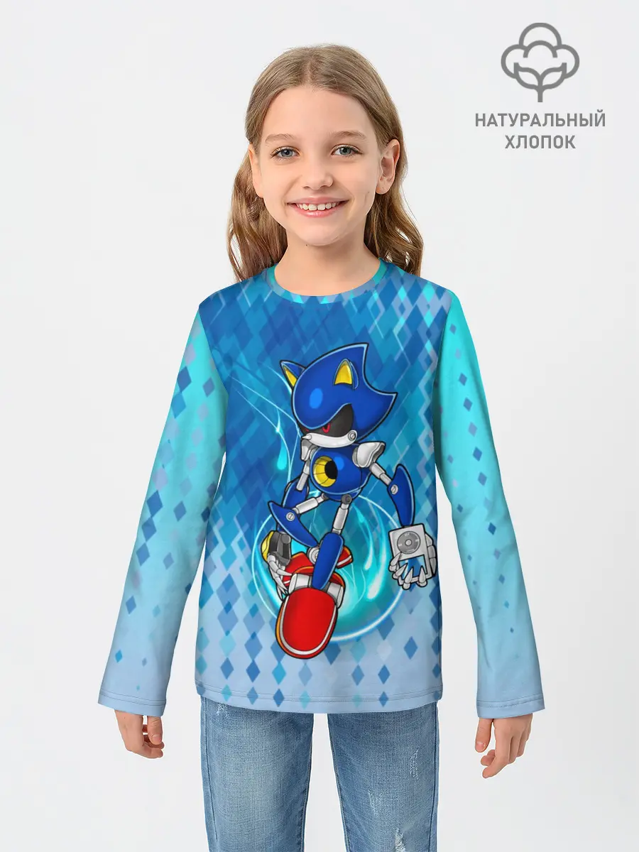 Детский лонгслив / Metal Sonic