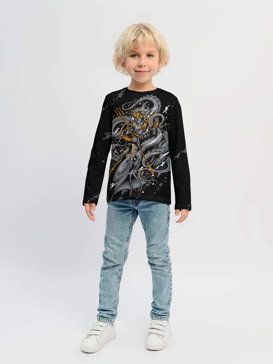 Детский лонгслив / Сражение Зевса