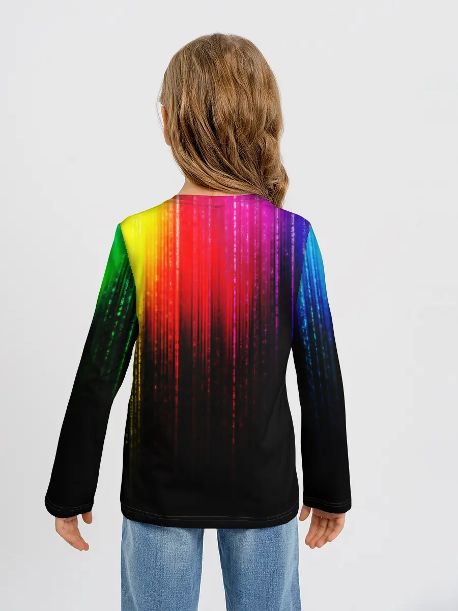 Детский лонгслив / КРАСКИ ГРАДИЕНТ