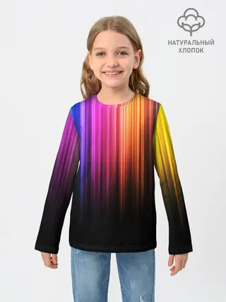 Детский лонгслив / НЕОНОВЫЙ ЦВЕТ
